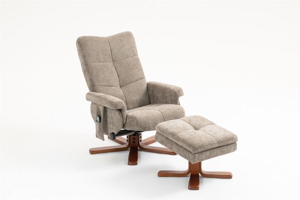 Кресло Avko Style ARMH 020 Cappuccino с массажем, подогревом и подставкой для ног