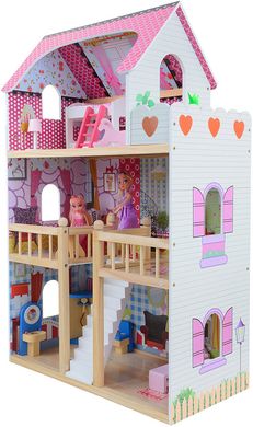 Будиночок для ляльок FunFit Kids 3046 + LED подсветка