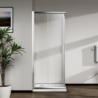 Скляна душова кабіна AVKO Glass RDR06, 190х90х90 Chrome