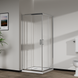 Скляна душова кабіна AVKO Glass RDR06, 190х90х90 Chrome 1 з 3