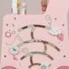 Дитяча дерев`яна навчальна коляска, ходунки AVKO E319Pink 5 з 7