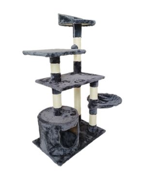 Когтеточка, домики, дряпка для кошек AVKO CatTree 1305 Grey