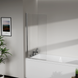 Скляна шторка для ванни AVKO Glass RDY21 70х140см Chrome 2 з 3